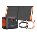 Jackery Explorer 1000 v2+ 100W Solar Panel Portable Power Station(2024 New),1070Wh LiFePO4 Battery,1500W AC/100W USB-C Output, 1 Hr Fast Charge, Solar Generator for Outdoor Camping,Off-grid Living,RV