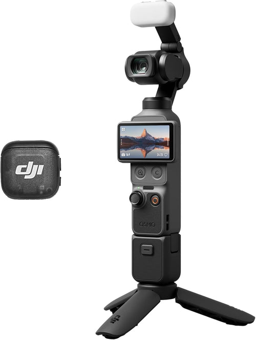 DJI Osmo Pocket 4 Creator Combo 1" CMOS 4K/240fps 3-Axis Gimbal Camera Black