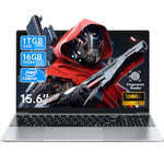 NAIKLULU AM01 15.6" FHD Gaming Laptop Ryzen 5 7430U 16GB RAM 1TB SSD