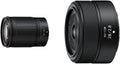 Nikon Nikkor Z 85mm F/1.8 S Lens + Nikkor Z 28mm F/2.8 Black