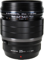 Olympus M.Zuiko Digital ED 25mm F1.2 Pro Lens for Micro Four Thirds Black