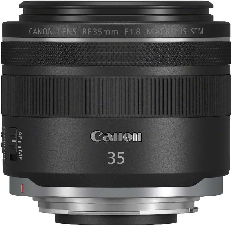 Canon RF 35mm F/1.8 Macro IS STM Lens for EOS R Cameras Black