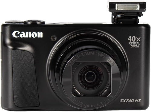 Canon PowerShot SX740 HS Lite Digital Camera 20.3MP 40x Zoom 3in LCD Black