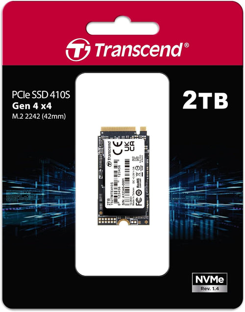 Transcend MTE410S 2TB M.2 2242 NVMe PCIe Gen4 x4 SSD 5000/4300 MB/s