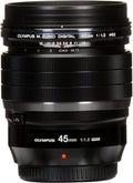 OM System M.Zuiko Digital ED 45mm f/1.2 PRO Lens for Micro Four Thirds Black