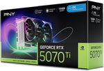 PNY GeForce RTX 5070 Ti 16GB GDDR7 ARGB OC Triple Fan Graphics Card