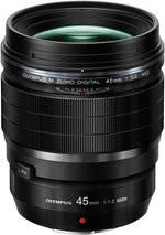 OM System M.Zuiko Digital ED 45mm f/1.2 PRO Lens for Micro Four Thirds Black