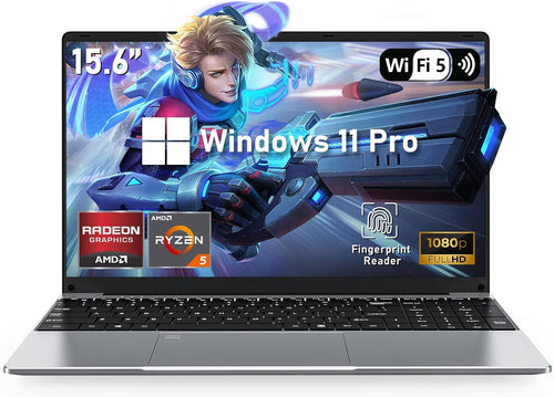 NAIKLULU AM01 15.6" FHD Gaming Laptop Ryzen 5 7430U 16GB RAM 1TB SSD