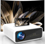 Jeephee A80 1800 ANSI 4K Outdoor Smart Projector with Auto Focus White