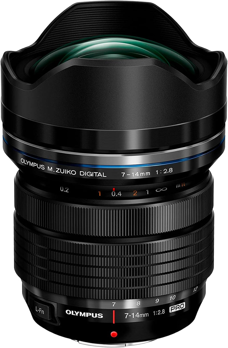 Olympus M.Zuiko Digital ED 7-14mm F2.8 Pro Lens for Micro Four Thirds Cameras Black