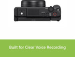 Sony ZV-1 II Compact Vlogging Camera 20.1MP 4K 18-50mm Lens Black