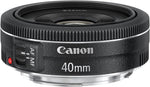 Canon EOS 6D 20.2 MP Full-Frame DSLR Camera with EF 40mm f/2.8 STM Lens Black