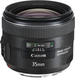 Canon EF 35mm f/2 IS USM Wide-Angle Lens for Canon EF Cameras