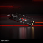 SanDisk Optimus GX Pro 850X 2TB NVMe SSD PCIe 4.0 M.2 2280 Black