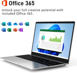 NAIKLULU AM01 15.6" FHD Gaming Laptop Ryzen 5 7430U 16GB RAM 1TB SSD