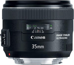 Canon EF 35mm f/2 IS USM Wide-Angle Lens for Canon EF Cameras