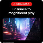 LG UltraGear OLED Gaming Monitor 32GS95UV-B – 4K 32 inch WOLED, Dual-Mode 240Hz / 480Hz, 0.03ms, AMD FreeSync Premium Pro, Built-in Speakers, HDR True Black 400, DP 1.4 with DSC, HDMI 2.1, Black
