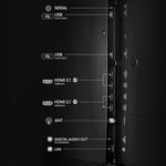 Hisense 65" 65S7NQTUK Canvas TV - 144Hz Game Mode PRO, Art Mode, Styles Swaps Frames, UltraSlim Wall Mount with Freely, Disney +, YouTube, Netflix