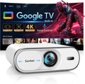Sovboi E30Max 4K Google TV Projector 3000 Brightness Pearl White