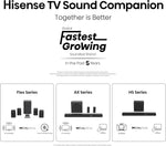 Hisense 75" 75E7QTUK QLED Smart AI TV - 4K Direct Lit Viewing, Quantum Dot Colour, Hi-View AI Engine, Dolby Vision, Dolby Atmos with Freely, Disney +, YouTube, Netflix
