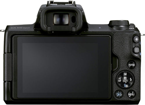 Canon EOS M50 Mark II 24.1MP Mirrorless Camera Body Black