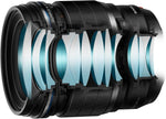 OM System M.Zuiko Digital ED 45mm f/1.2 PRO Lens for Micro Four Thirds Black