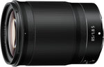 Nikon Nikkor Z 85mm F/1.8 S Mirrorless Camera Lens Black