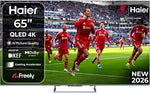 Haier S90GUF 65" QLED Smart TV with Fire TV, Freely, AI Picture Quality, Sound by KEF, Dolby Atmos, MEMC, Gaming Accelerator, Bluetooth, HDMI 2.1