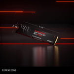 SanDisk Optimus GX Pro 850X 2TB NVMe SSD PCIe 4.0 M.2 2280 Black