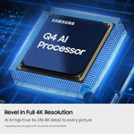 Samsung 65" QLED QEF1 4K, Q4 AI Processor, Knox Security, 100% Colour Volume with Quantum Dot, Endless Free Content, Samsung Vision AI Smart TV, 2025