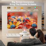 Sovboi E30Max 4K Google TV Projector 3000 Brightness Pearl White