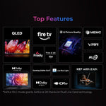Haier 75" QLED S90GUF Smart TV with Fire TV, Freely, AI Picture Quality, Sound by KEF, Dolby Atmos, MEMC, Gaming Accelerator, Bluetooth, HDMI 2.1