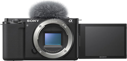 Sony Alpha ZV-E10 24.2MP APS-C Mirrorless Camera Body Black