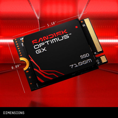 SanDisk Optimus GX 7100M 2TB NVMe SSD PCIe 4.0 M.2 2230