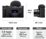 Sony ZV-1 II Compact Vlogging Camera 20.1MP 4K 18-50mm Lens Black