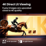 Hisense 75" 75E7QTUK QLED Smart AI TV - 4K Direct Lit Viewing, Quantum Dot Colour, Hi-View AI Engine, Dolby Vision, Dolby Atmos with Freely, Disney +, YouTube, Netflix