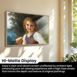 Hisense 65" 65S7NQTUK Canvas TV - 144Hz Game Mode PRO, Art Mode, Styles Swaps Frames, UltraSlim Wall Mount with Freely, Disney +, YouTube, Netflix