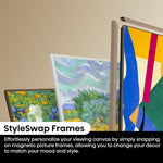 Hisense 65" 65S7NQTUK Canvas TV - 144Hz Game Mode PRO, Art Mode, Styles Swaps Frames, UltraSlim Wall Mount with Freely, Disney +, YouTube, Netflix