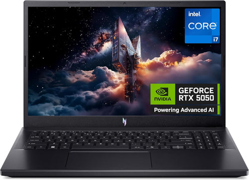 Acer Nitro V15 ANV15-52 Gaming Laptop 15.6" FHD 165Hz i7-13620H 16GB RAM 512GB SSD RTX 5050 Black