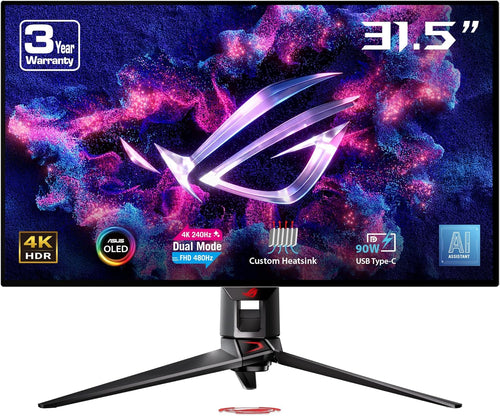 ASUS ROG Swift 32" 4K OLED Gaming Monitor PG32UCDP Dual Mode 240Hz 480Hz 0.03ms G-Sync