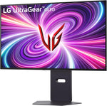 LG UltraGear OLED Gaming Monitor 32GS95UV-B – 4K 32 inch WOLED, Dual-Mode 240Hz / 480Hz, 0.03ms, AMD FreeSync Premium Pro, Built-in Speakers, HDR True Black 400, DP 1.4 with DSC, HDMI 2.1, Black