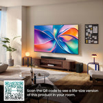 Hisense 75" 75E7QTUK QLED Smart AI TV - 4K Direct Lit Viewing, Quantum Dot Colour, Hi-View AI Engine, Dolby Vision, Dolby Atmos with Freely, Disney +, YouTube, Netflix
