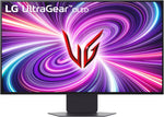 LG UltraGear OLED Gaming Monitor 32GS95UV-B – 4K 32 inch WOLED, Dual-Mode 240Hz / 480Hz, 0.03ms, AMD FreeSync Premium Pro, Built-in Speakers, HDR True Black 400, DP 1.4 with DSC, HDMI 2.1, Black